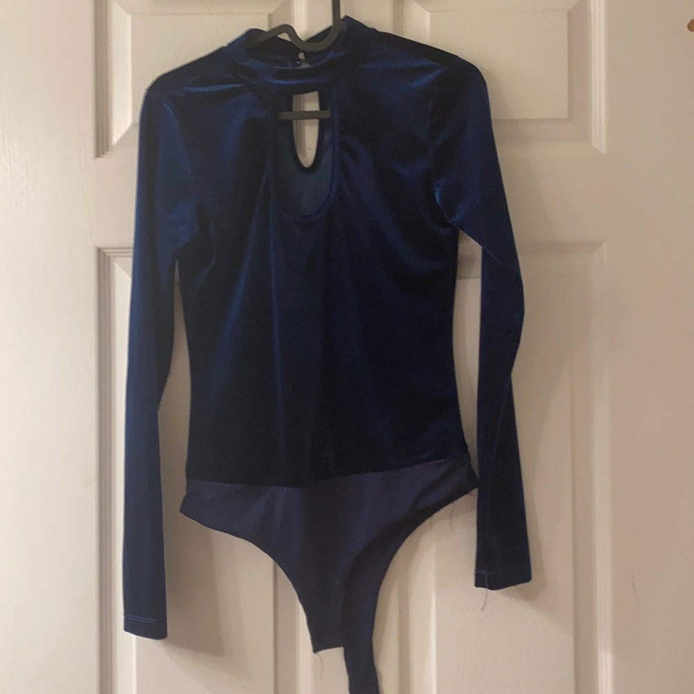 Suede bodysuit